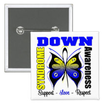 Down Syndrome Awareness Butterfly Pins