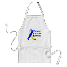Down Syndrome Awareness Ribbon Apron