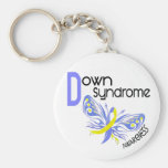 Down Syndrome BUTTERFLY 3.1 Keychain
