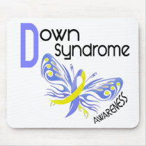 Down Syndrome BUTTERFLY 3.1 Mouse Pads