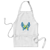 Down Syndrome Butterfly Ribbon Aprons