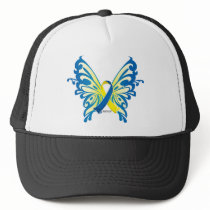 Down Syndrome Butterfly Ribbon hats