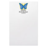 Down Syndrome Butterfly Stationery Paper
