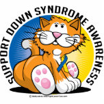 Down Syndrome Cat Photo Cut Out