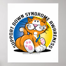 Down Syndrome Cat Posters