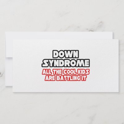 Toys  Kids   Syndrome on Down Syndrome   Cool Kids Personalized Photo Card By Down Syndrome