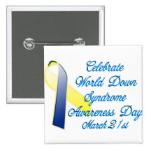 Down Syndrome Day Buttons