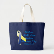 Down Syndrome Day Canvas Bags
