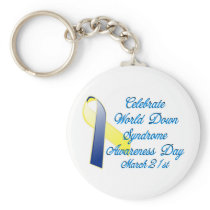 Down Syndrome Day Key Chain