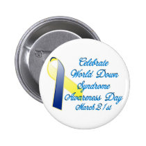 Down Syndrome Day buttons