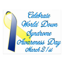 Down Syndrome Day Post Card
