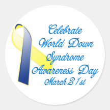 Down Syndrome Day Stickers