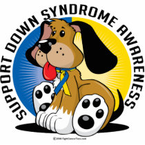 Down Syndrome Dog photo sculptures