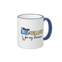 Down Syndrome I Wear Blue & Yellow For My Cousin 2 Coffee Mug