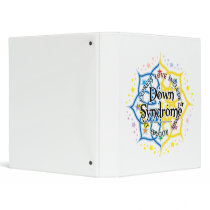 Down Syndrome Lotus 3 Ring Binder