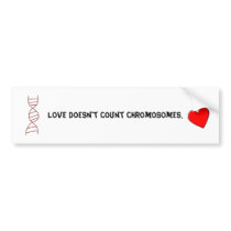 Down Syndrome Love Bumper Sticker