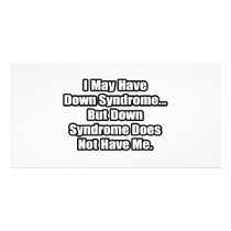 Down Syndrome Quote photo cards