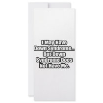 Down Syndrome Quote rack cards by Down_Syndrome_Shirts Down Syndrome Quote rack cards