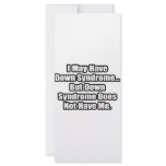 Down Syndrome Quote Custom Rack Card