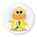 Down Syndrome Ribbon Duck Refrigerator Magnets