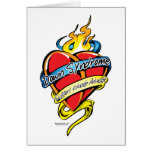 Down Syndrome Tattoo Heart cards