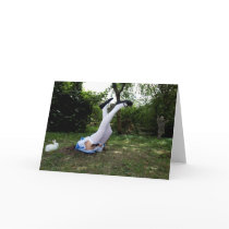"Down the Rabbit Hole" greeting card by Cyril H. by Cyril_Helnwein "Down the Rabbit Hole" greeting card by Cyril H.
