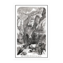 Down the Sierra Nevada in 1865 Poster posters by shaughey Down the Sierra Nevada in 1865 Poster posters