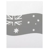 down under flag icon letterhead