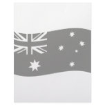 down under flag icon letterhead design