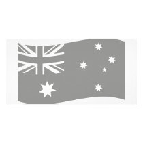 down under flag icon photo cards