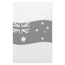 down under flag icon stationery
