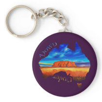 Down Under Keychain