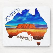 Down Under mouse pad