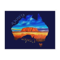 Down Under Postcard