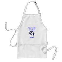 Down With Oil Prices Now aprons by Supernova23 Down With Oil Prices Now aprons