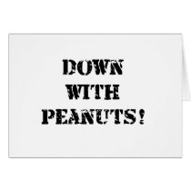 Down With Peanuts cards