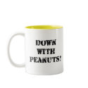 Down With Peanuts mugs by peanut_allergy Down With Peanuts mugs