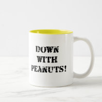 Down With Peanuts mugs