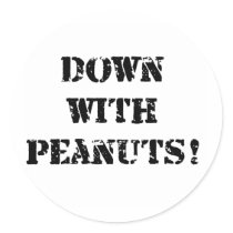 Down With Peanuts stickers by peanut_allergy Down With Peanuts stickers