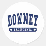 Downey California College Style tee shirts Sticker