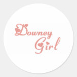 Downey Girl tee shirts Stickers