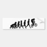 Downhill evolution bumper sticker