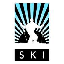downhill ski posters