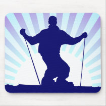 downhill skier mousepads by asyrum downhill skier mousepads