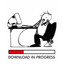 Download in Progress t-shirts
