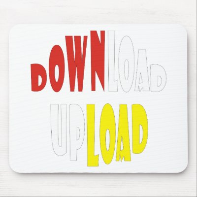 DOWNLOAD UPLOAD MOUSE MAT by naranjay