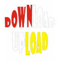 DOWNLOAD UPLOAD t-shirts by naranjay DOWNLOAD UPLOAD t-shirts