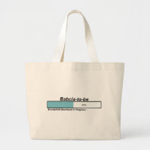 Downloading Babcia to Be Canvas Bags