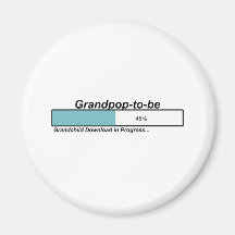 Downloading Grandpop to Be Refrigerator Magnet
