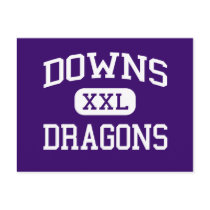 Downs - Dragons - Downs High School - Downs Kansas postcards